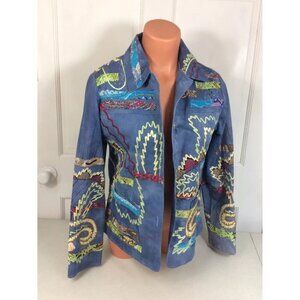 Norma Thompson Western Jacket Embroidered Womens Small